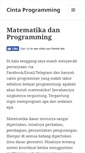 Mobile Screenshot of cintaprogramming.com